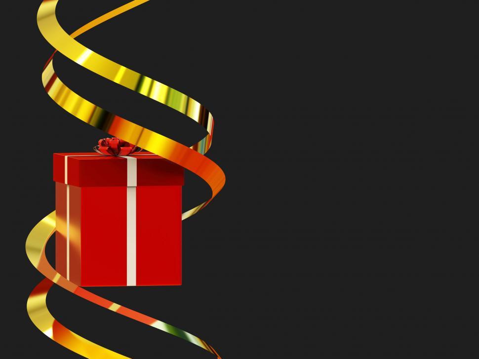 Free Image of Giftbox Copyspace Shows Present Celebrate And Presents 