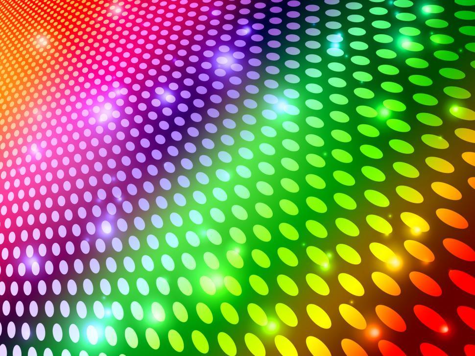 Free Image of Background Circles Indicates Multicolored Backdrop And Spectrum 