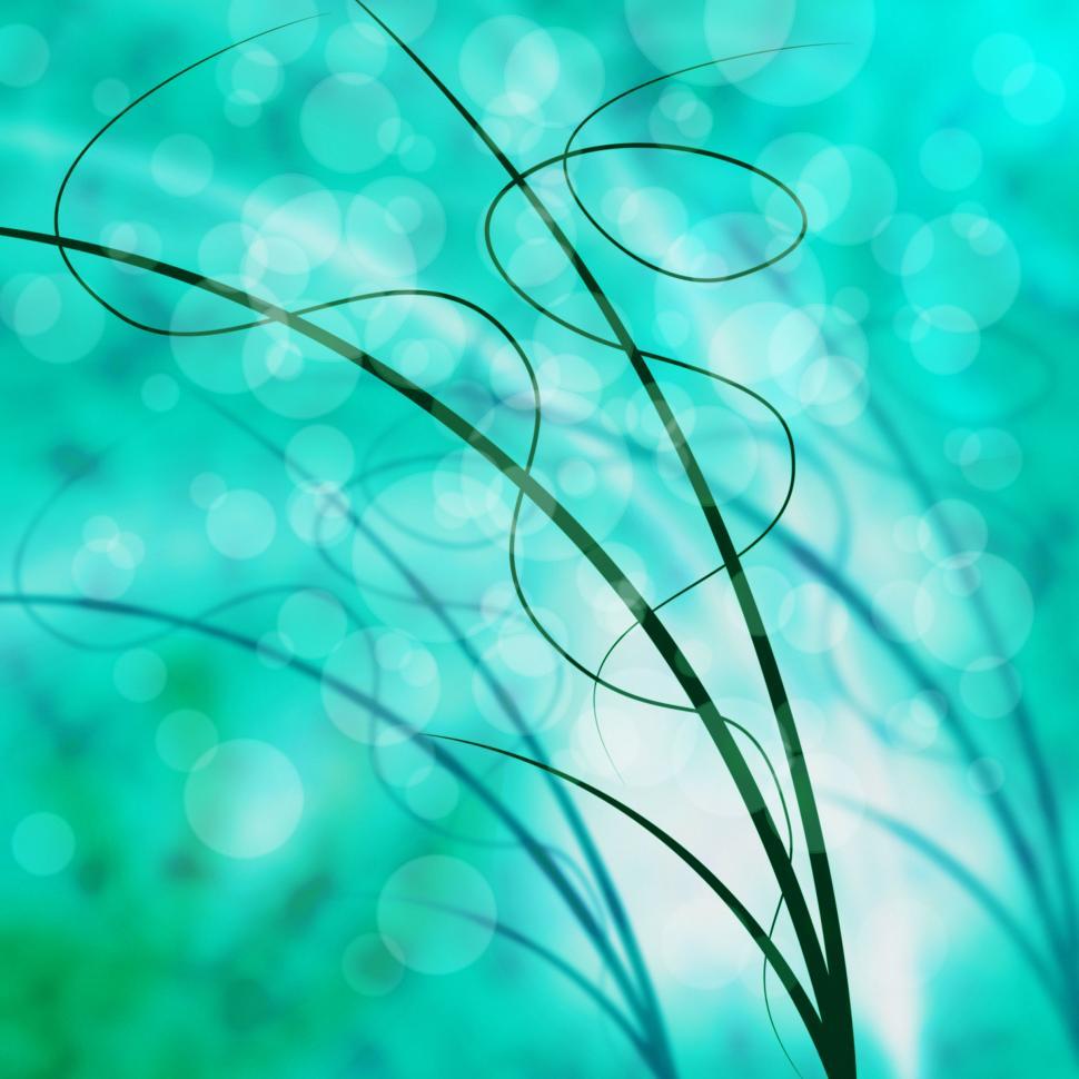 Free Image of Green Swirl Represents Twirling Twirl And Field 