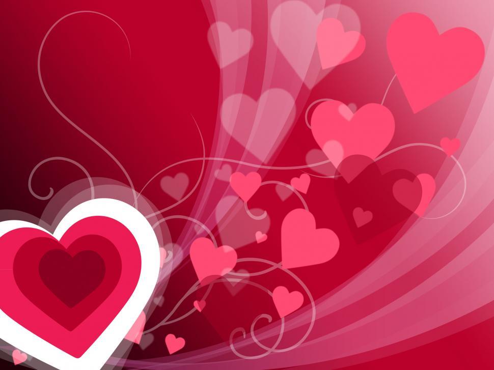 Free Image of Hearts Background Shows Valentines Day And Backdrop 