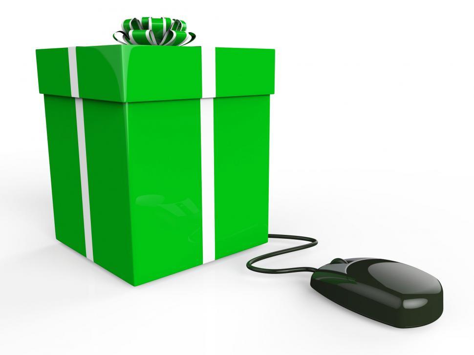 Free Image of Online Gift Shows World Wide Web And Box 