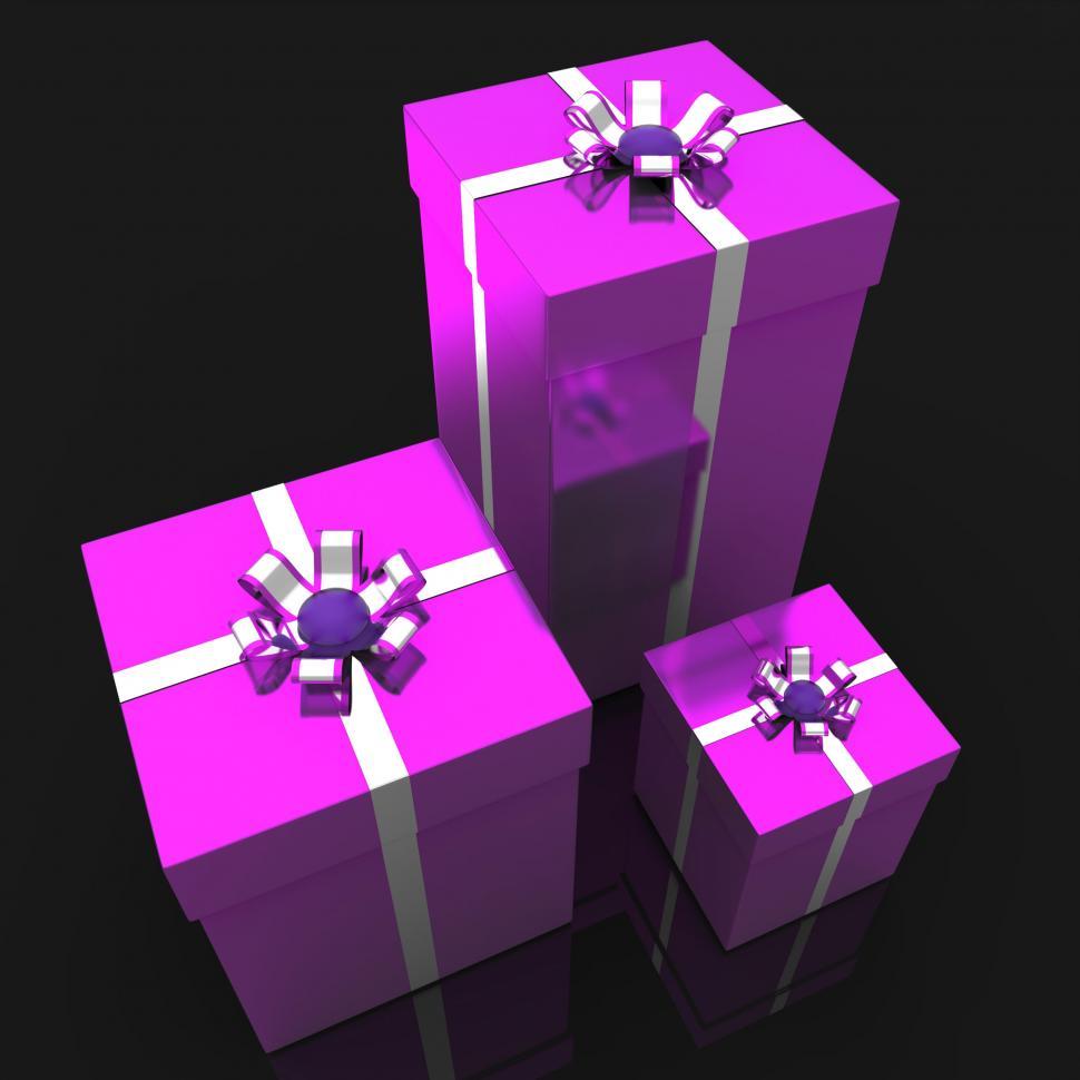 Free Image of Celebration Giftboxes Indicates Joy Presents And Occasion 