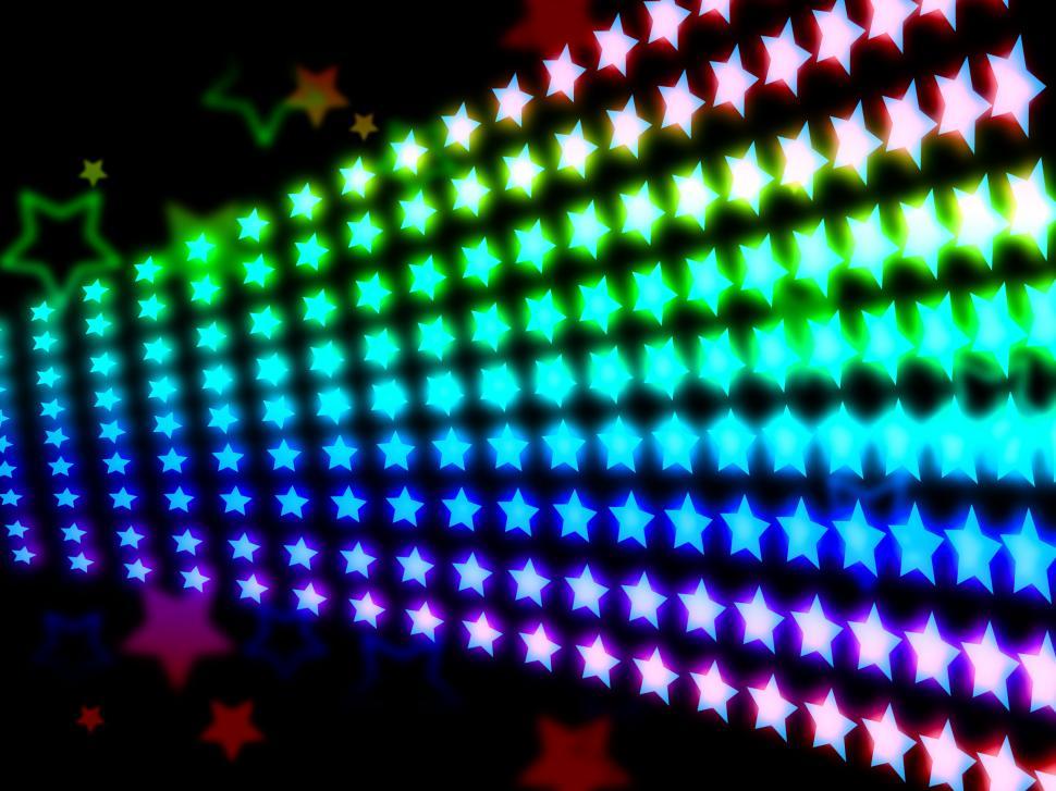 Free Image of Glow Stars Shows Light Burst And Abstract 
