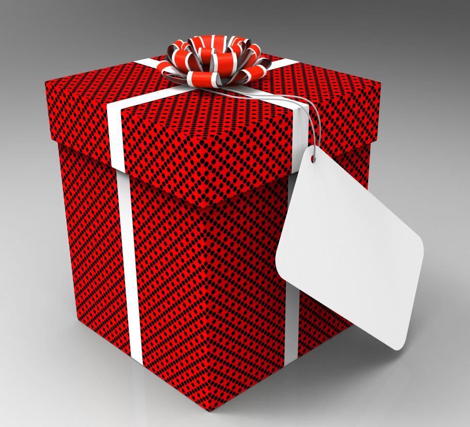 Free Image of Gift Tag Represents Blank Space And Copy 
