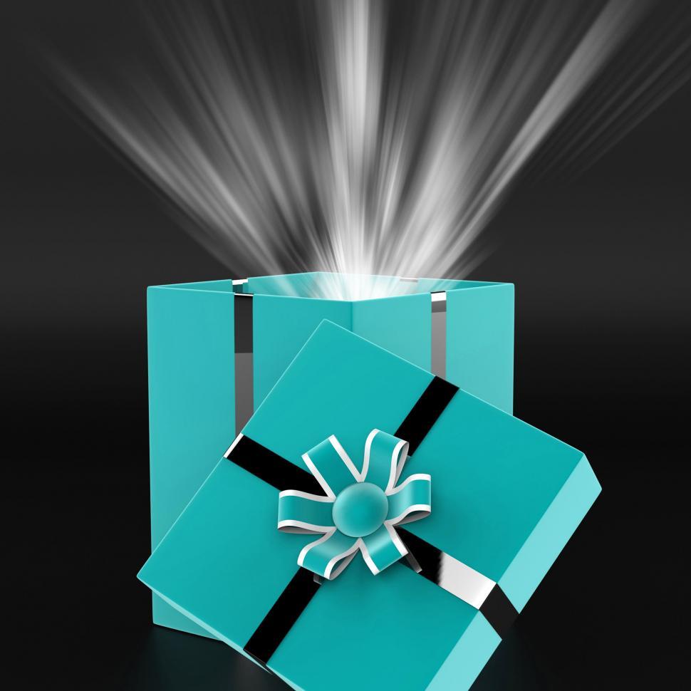 Free Image of Surprised Surprise Indicates Gift Box And Wrapped 