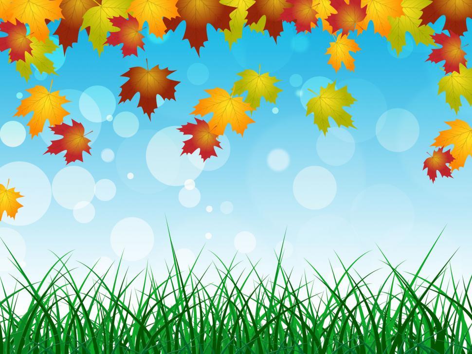 Free Image of Autumn Landscape Shows Text Space And Blank 
