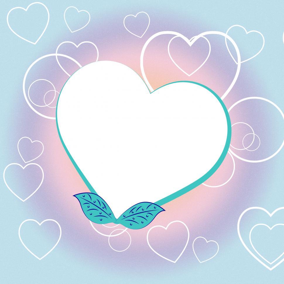 Free Image of Copyspace Heart Represents Valentine Day And Blank 