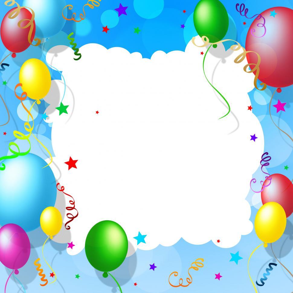 Free Image of Background Balloons Means Blank Space And Backdrop 