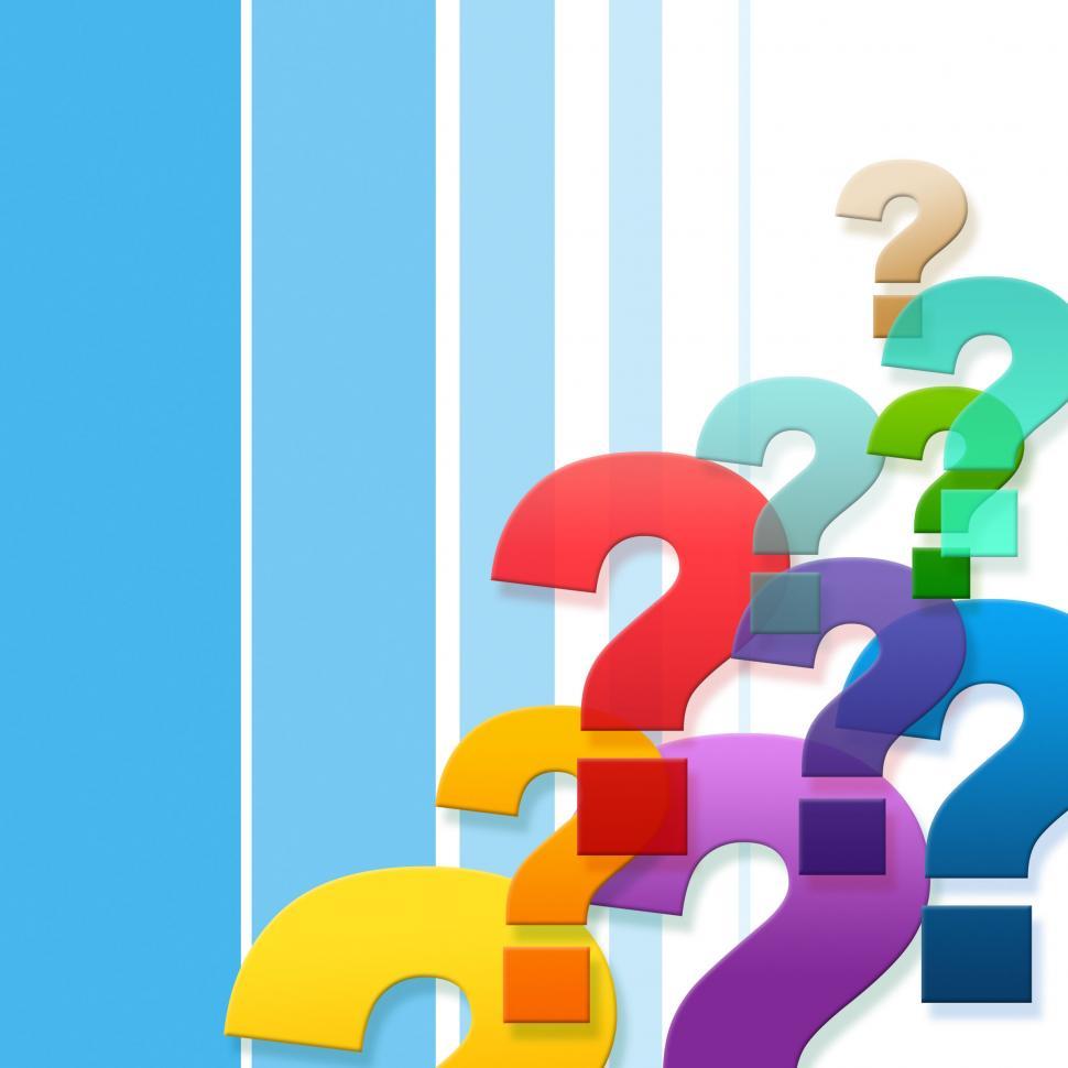Free Image of Question Marks Represents Frequently Asked Questions And Asking 