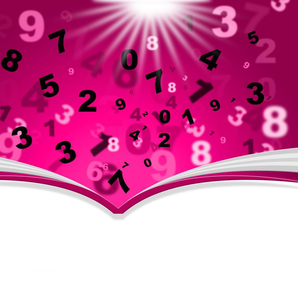 Free Image of Mathematics Numbers Indicates Empty Space And Book 