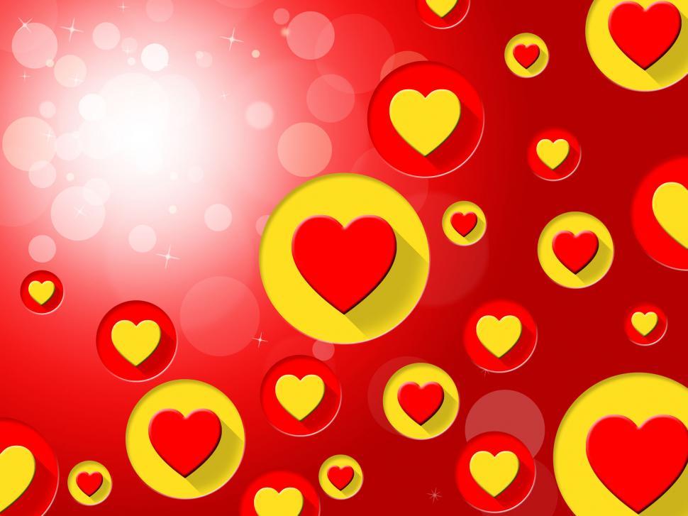 Free Image of Copyspace Hearts Means Valentines Day And Affection 