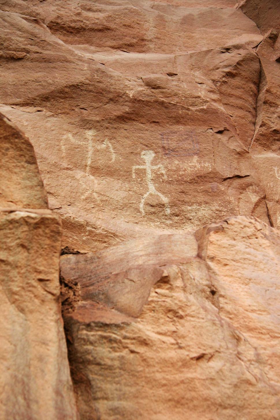 Free Image of cliff cliffs canyon de chelly chelly canyon de arizona indian native american monument national navajo southwest ancient carving rock petroglyph 