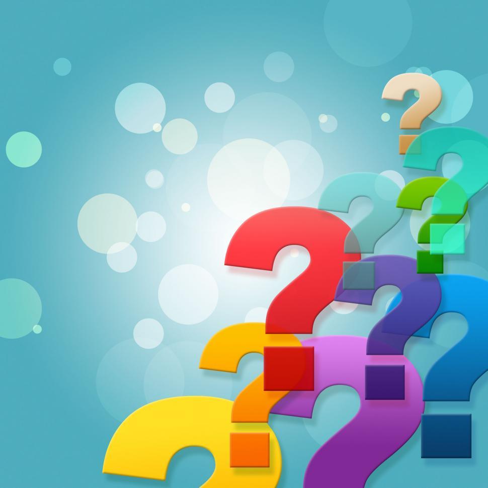 Free Image of Question Marks Shows Frequently Asked Questions And Asking 