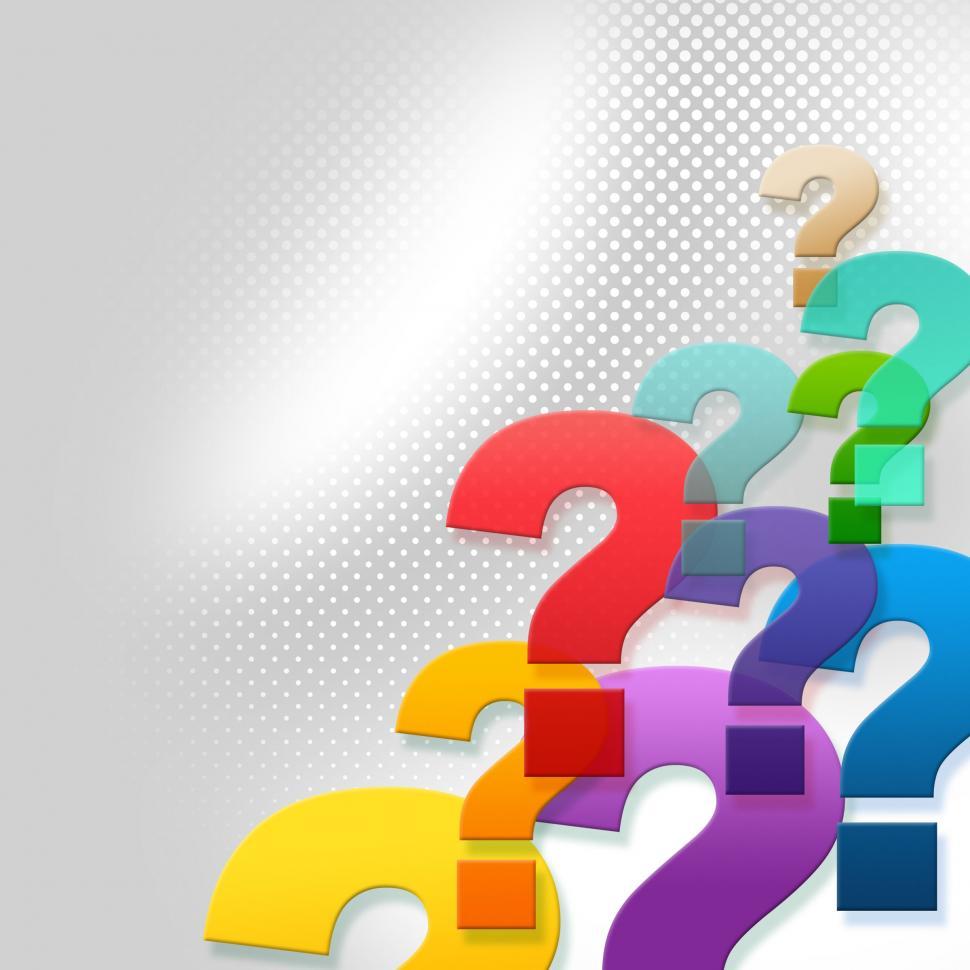 Free Image of Question Marks Represents Frequently Asked Questions And Answer 