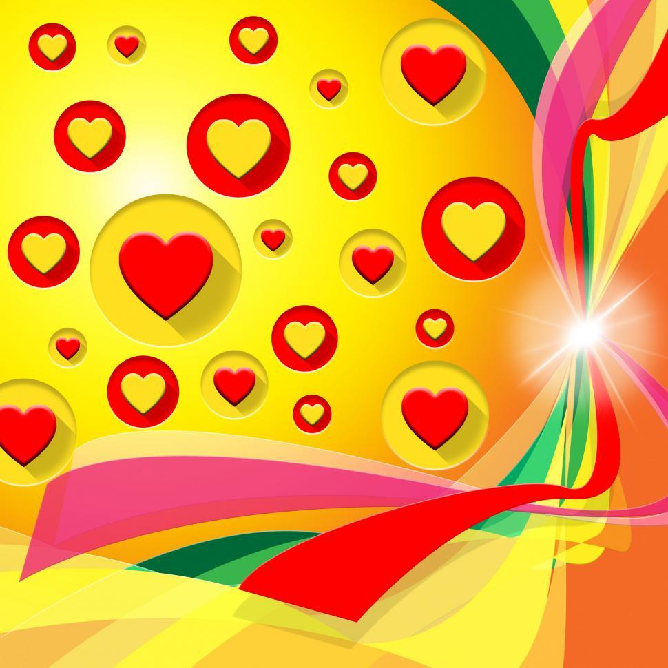 Free Image of Background Hearts Represents Valentines Day And Backdrop 