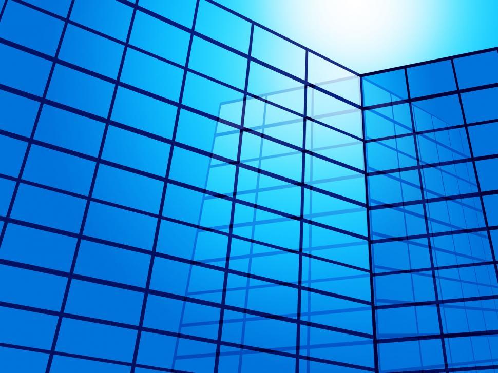 Free Image of Office Building Shows Blank Space And Backgrounds 