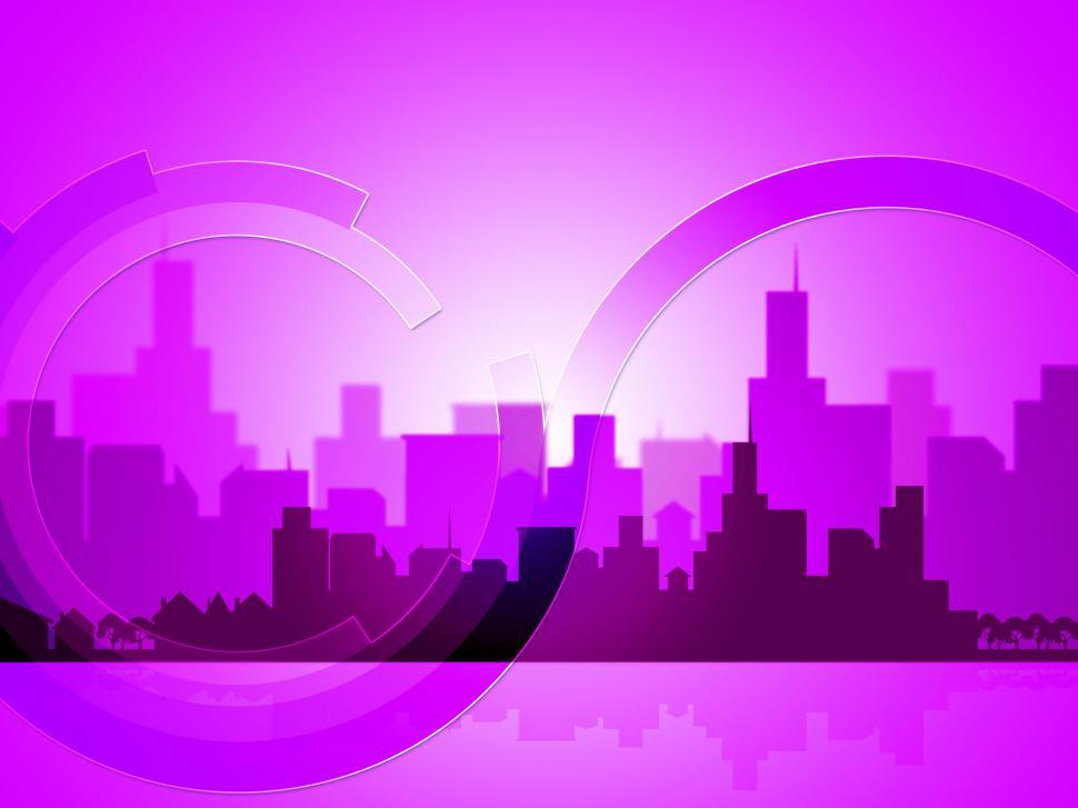 Free Image of City Copyspace Indicates Abstract Background And Downtown 