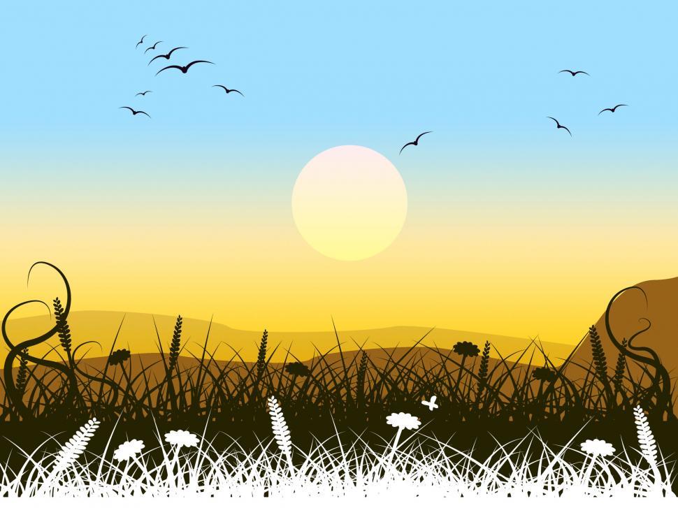 Free Image of Background Landscape Means Summer Time And Picturesque 