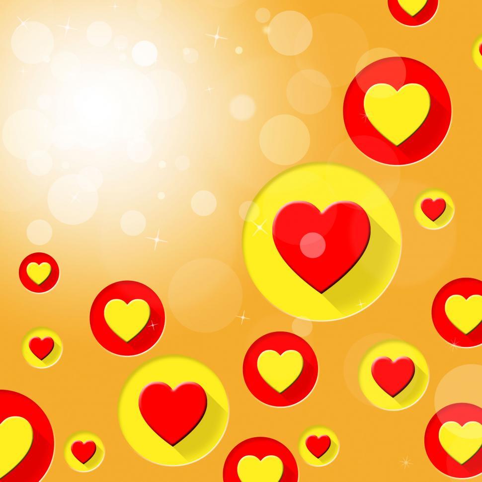 Free Image of Copyspace Hearts Means Valentine Day And Blank 