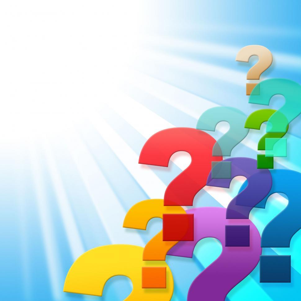Free Image of Question Marks Indicates Frequently Asked Questions And Asking 