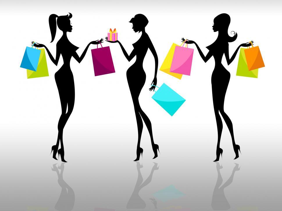 Free Image of Shopping Women Represents Retail Sales And Adults 