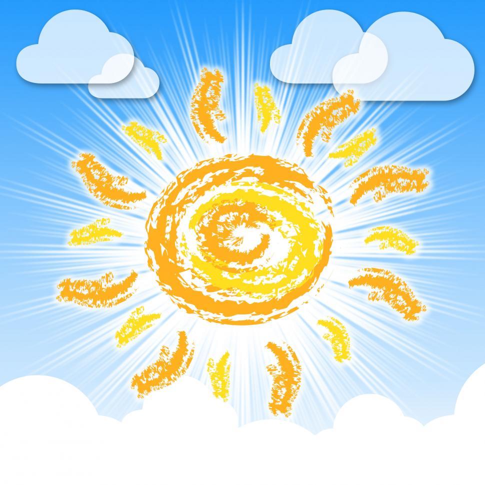 Free Image of Sun Rays Means Summer Time And Warm 