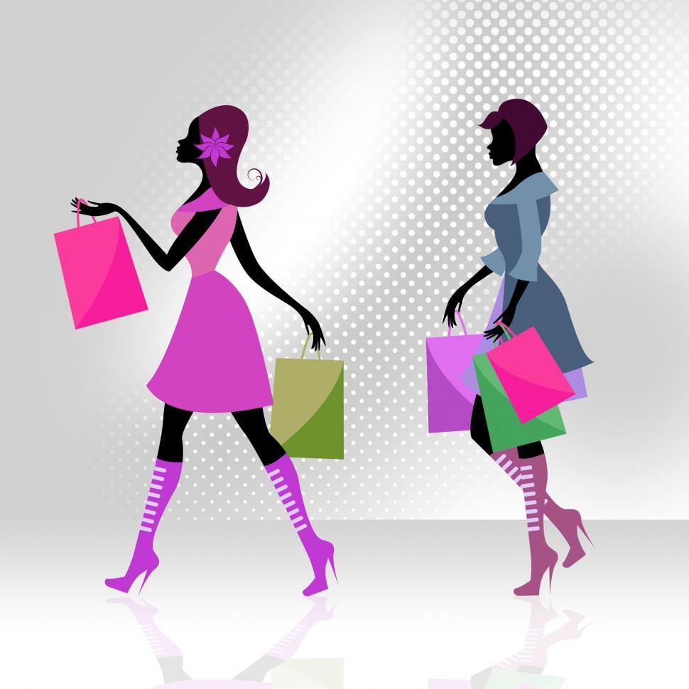 Free Image of Shopper Women Means Commercial Activity And Adults 