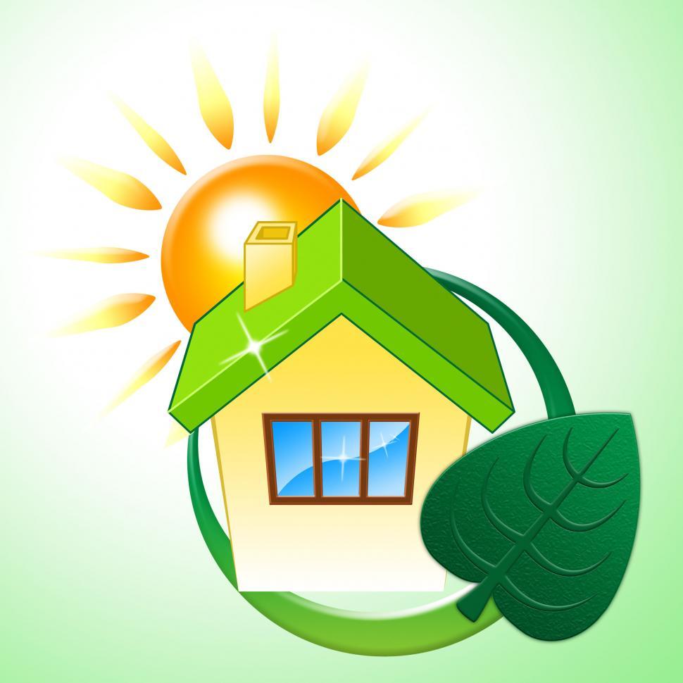 Free Image of House Eco Means Earth Friendly And Building 