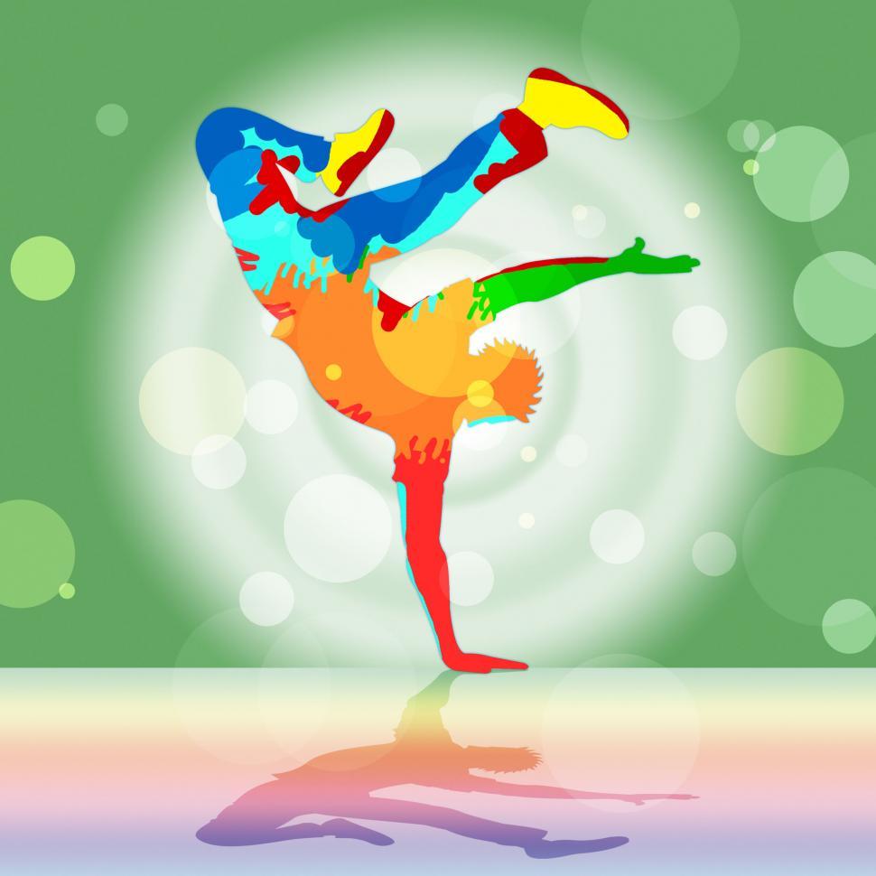Free Image of Break Dancing Represents Disco Music And Dance 