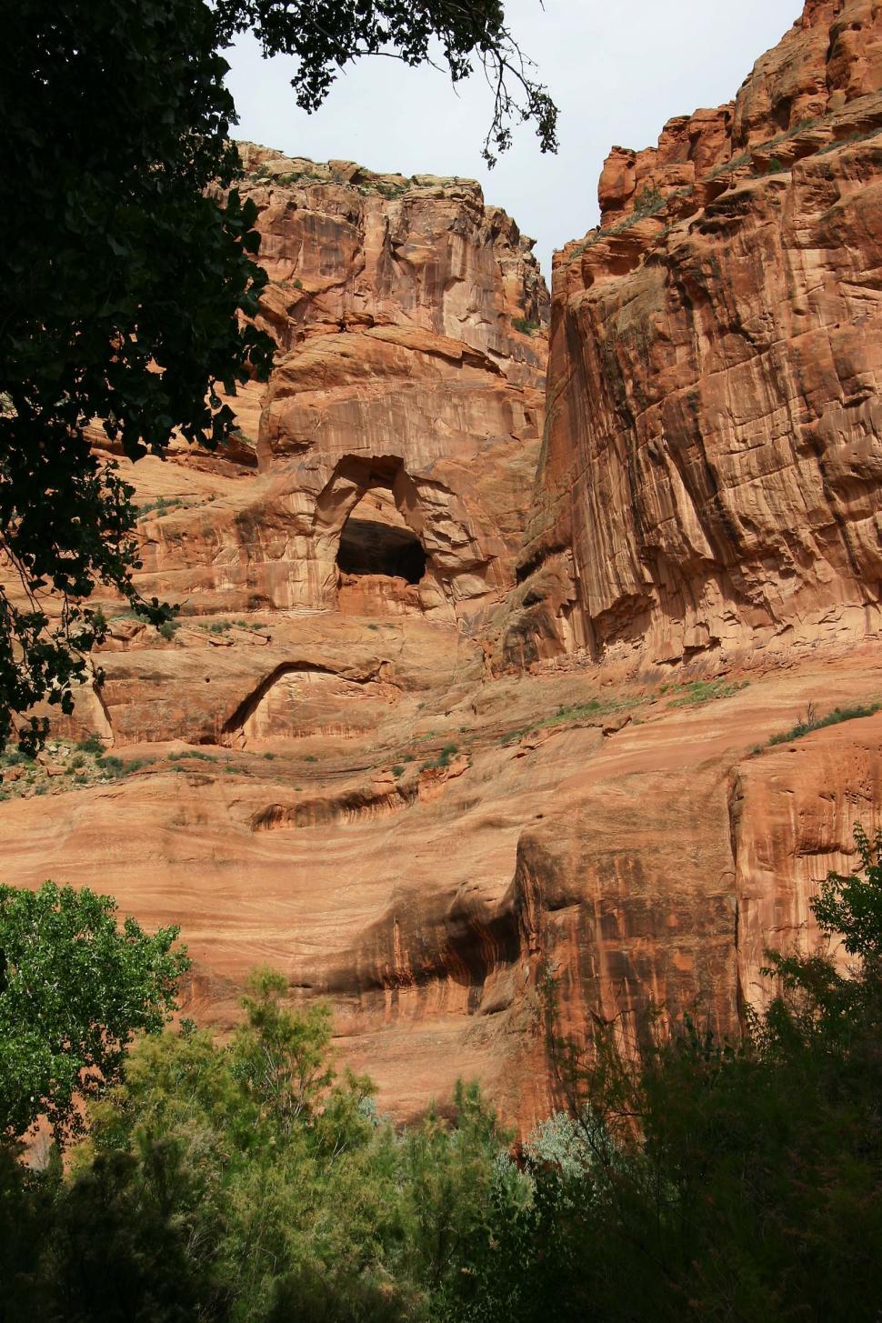 Free Image of Rock Formation With Cave in the Middle 