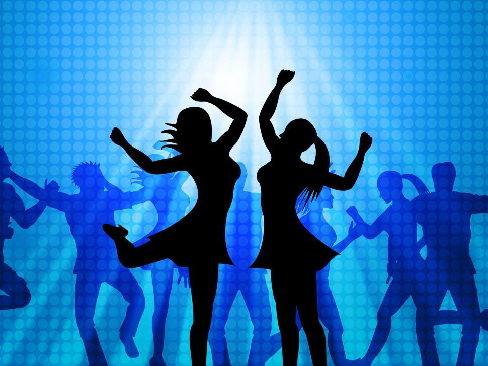 Free Image of Women Dancing Represents Disco Music And Adults 