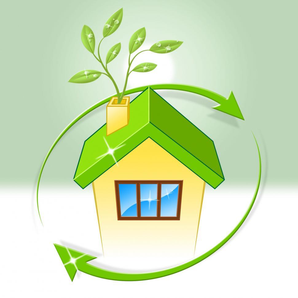 Free Image of House Eco Indicates Earth Day And Building 