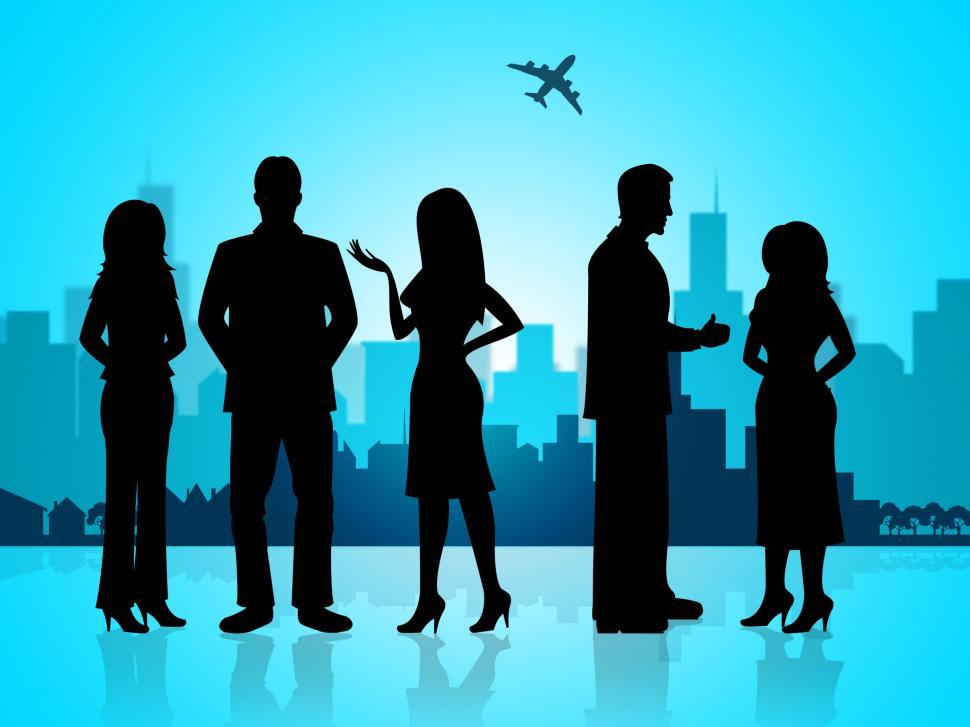 Free Image of Business People Represents Buildings City And Professional 