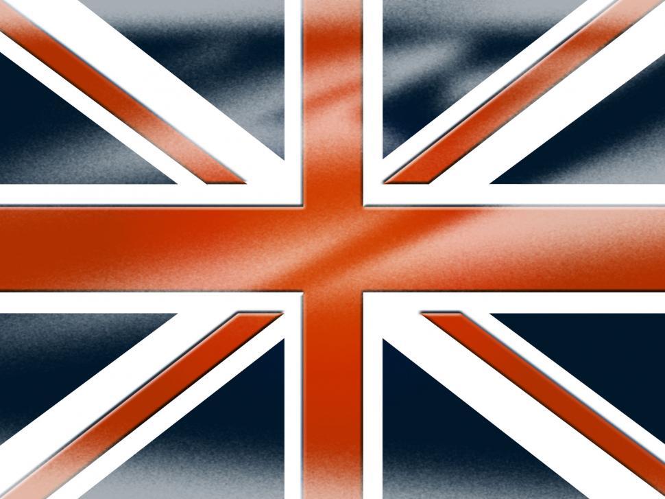 Free Image of Union Jack Shows United Kingdom And Britain 