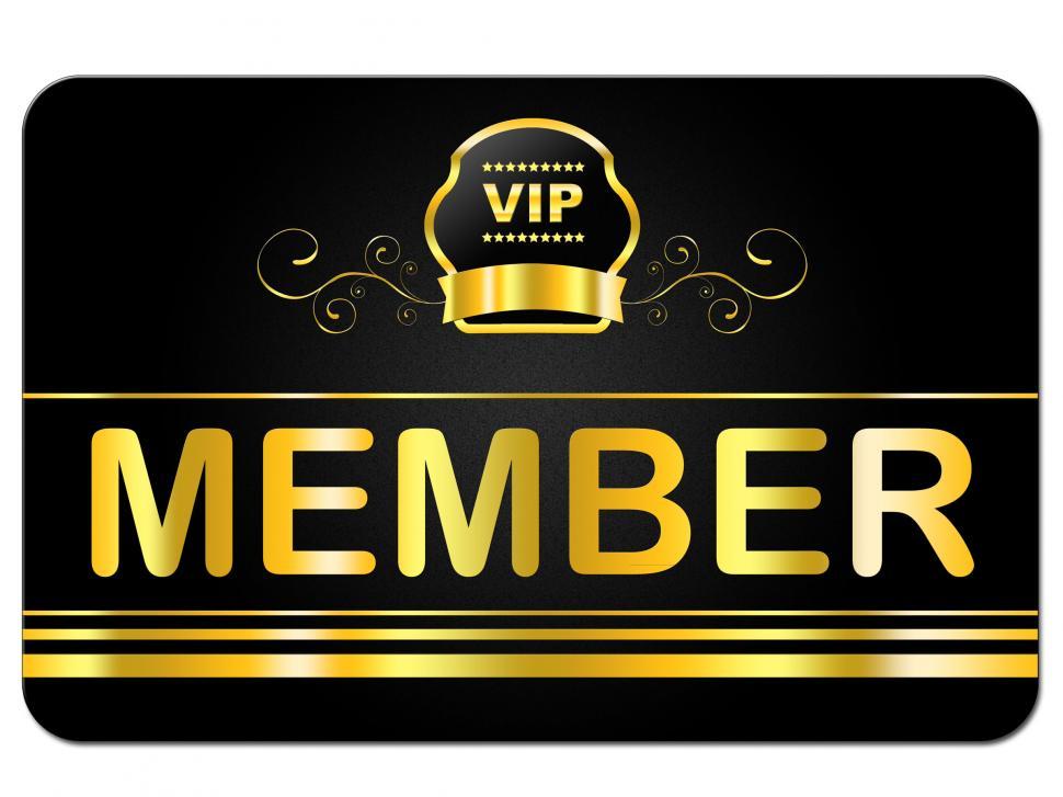 Free Image of Membership Card Indicates Very Important Person And Admission 