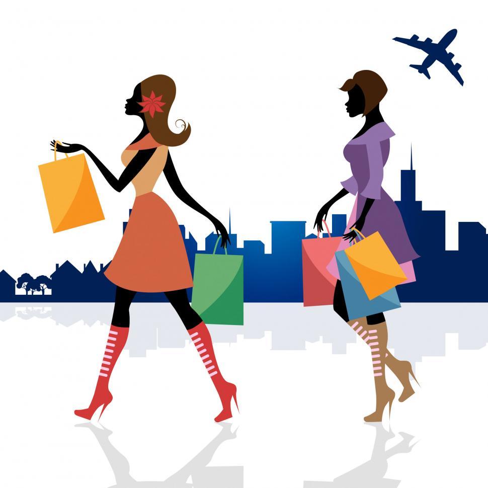 Free Image of Women Shopping Means Commercial Activity And Adult 
