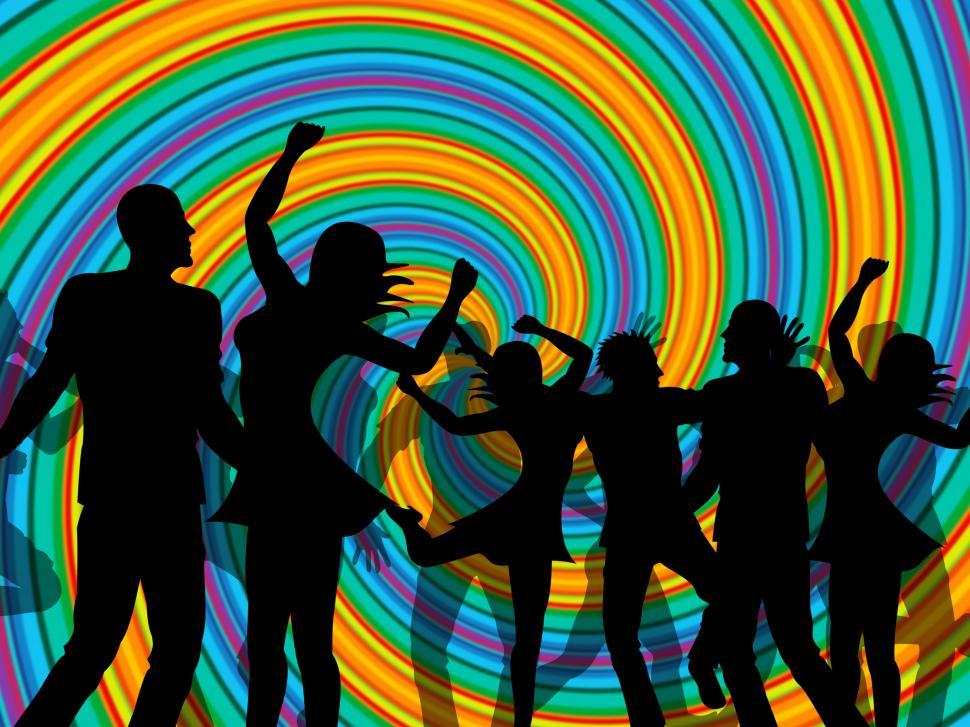 Free Image of Disco Party Represents Discotheque Dancing And Nightclub 