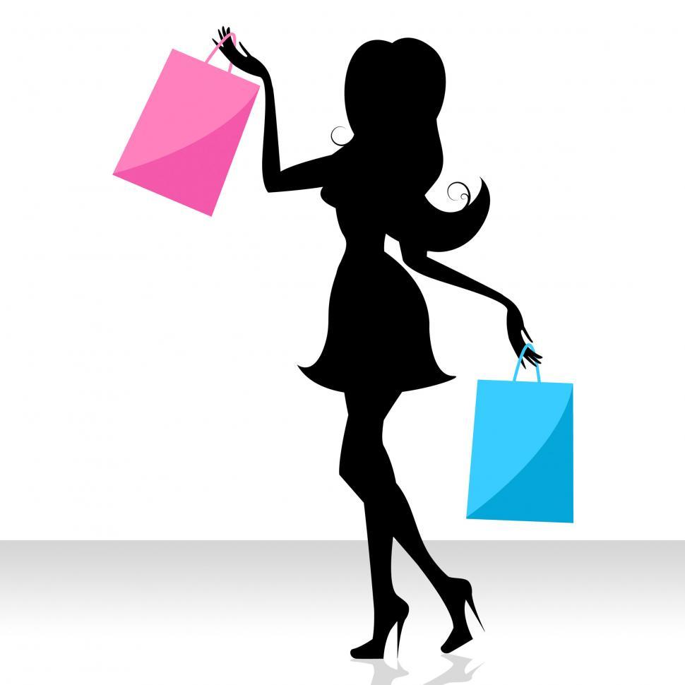 Free Image of Woman Shopping Means Commercial Activity And Adult 