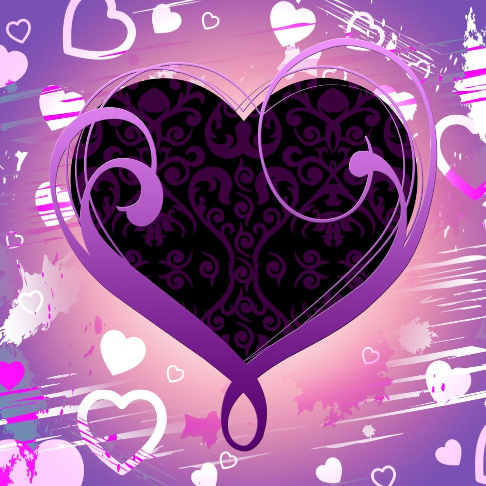 Free Image of Background Heart Shows Design Hearts And Template 