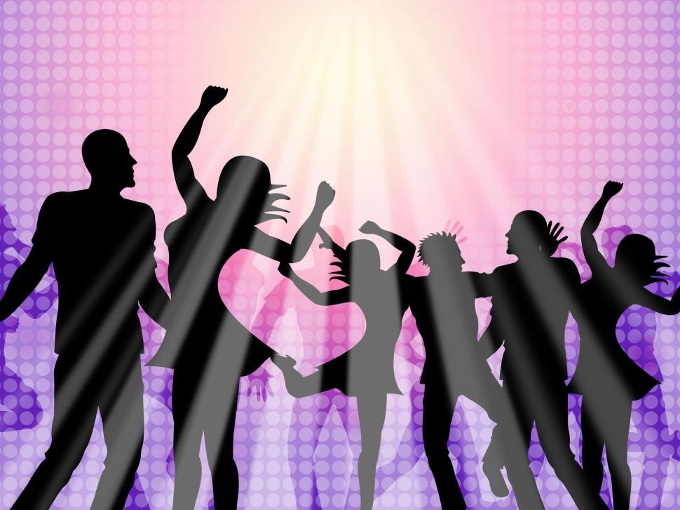 Free Image of Dancing Party Means Disco Music And Celebration 