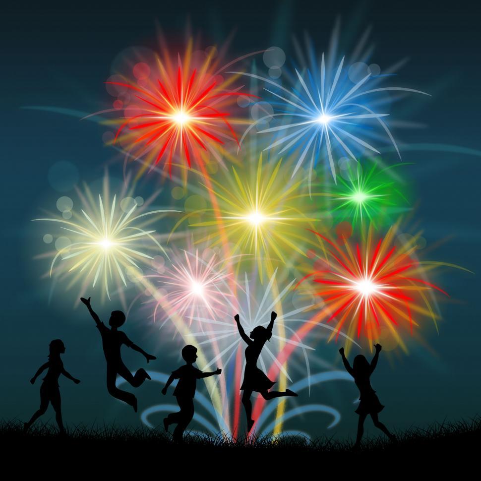 Free Image of Play Fireworks Indicates Celebrate Festive And Children 