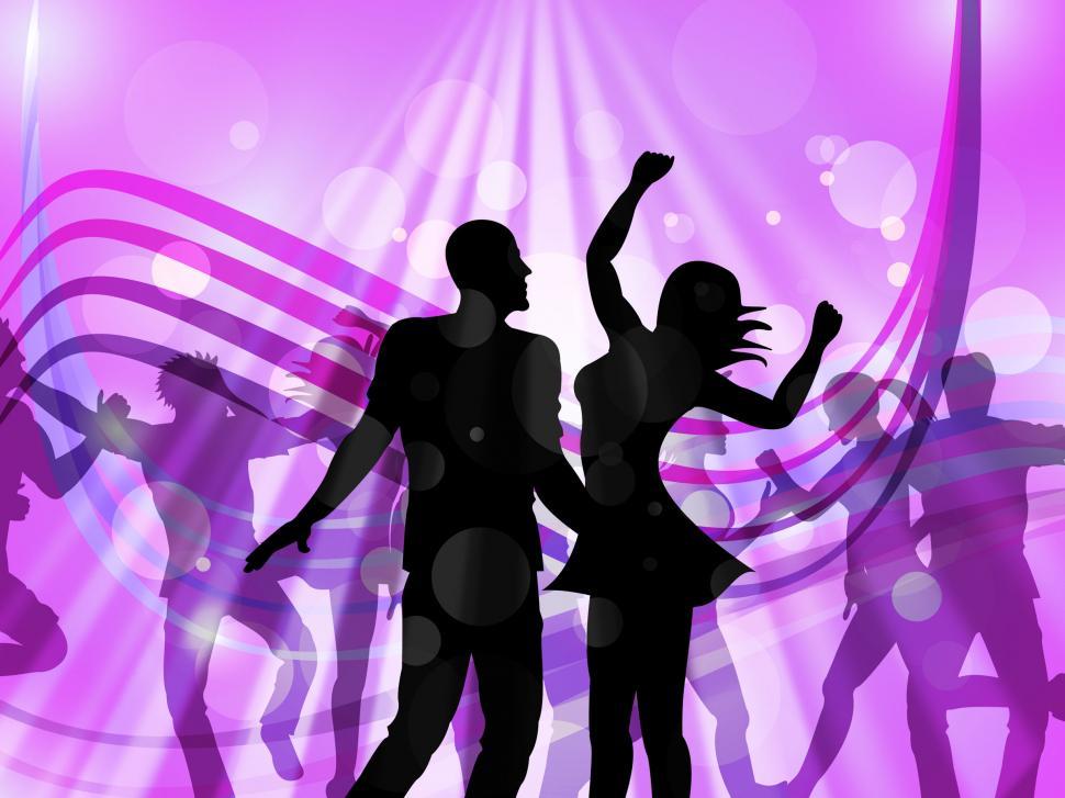 Free Image of Disco Dancing Represents Parties Discotheque And Cheerful 