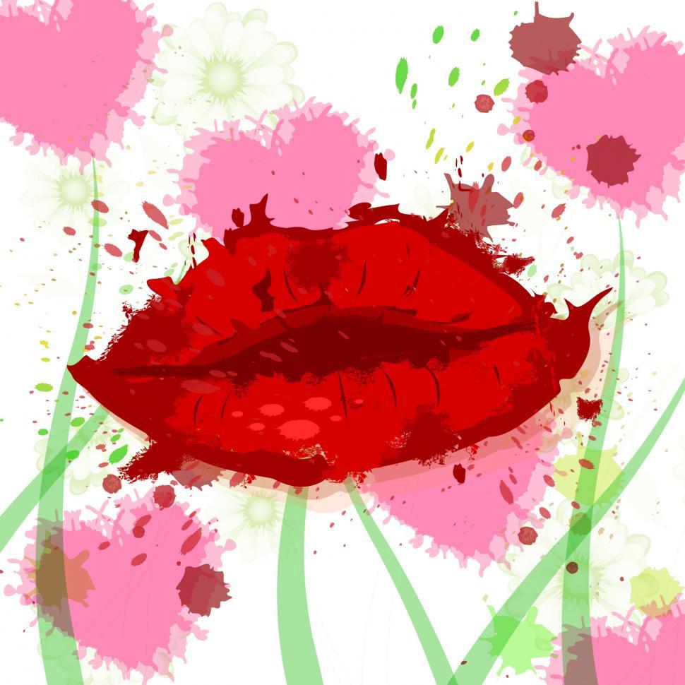 Free Image of Beauty Hearts Represents Make Up And Female 
