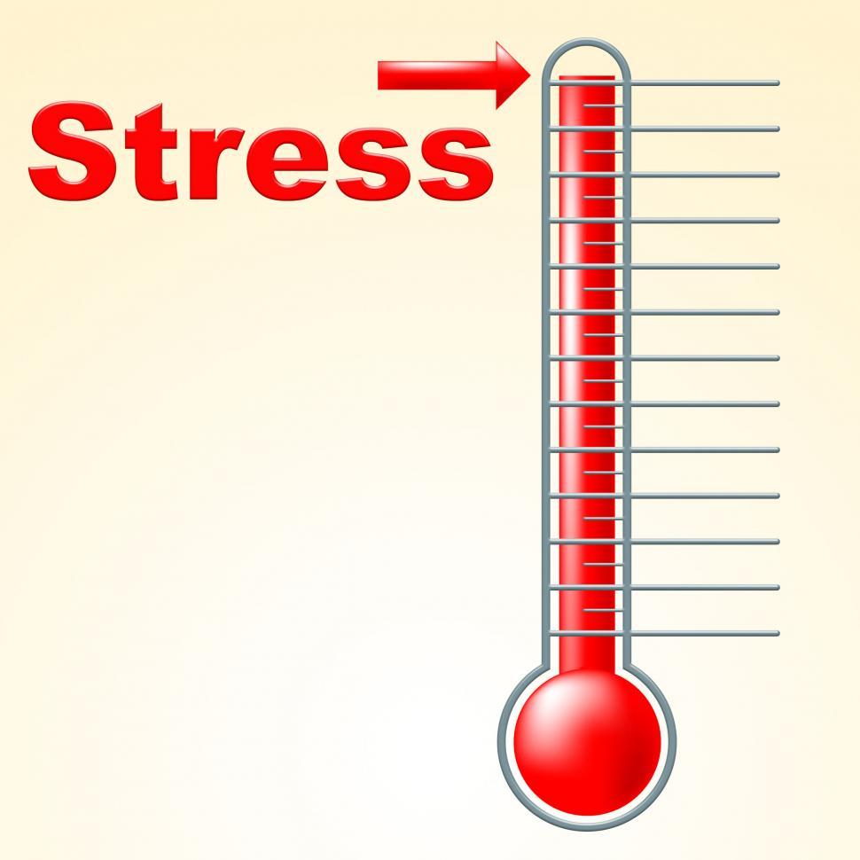 Free Image of Thermometer Stress Means Tension Celsius And Thermostat 
