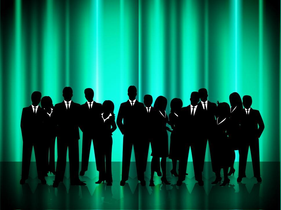 Free Image of Business People Represents Businessmen Teamwork And Businesspeop 