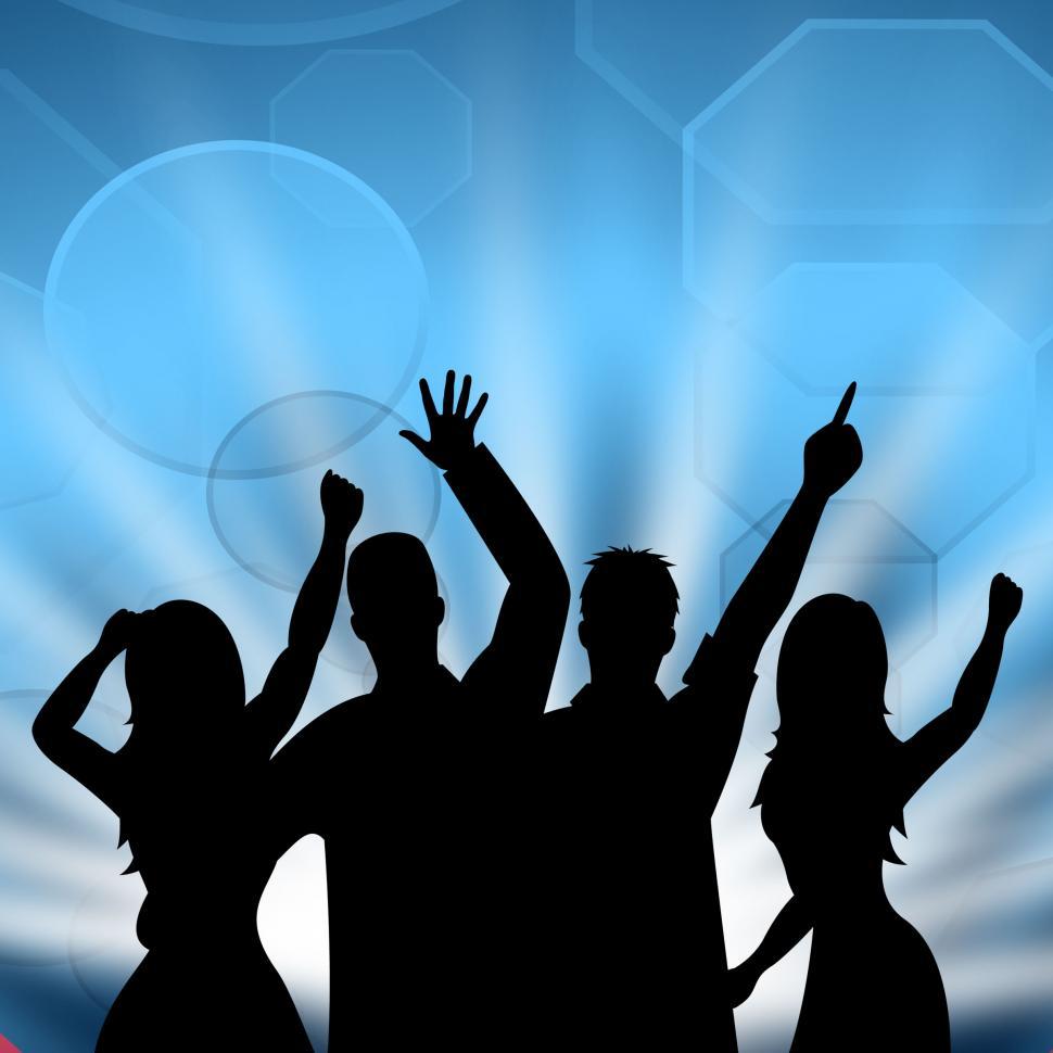 Free Image of Dancing Party Indicates Disco Music And Celebrate 