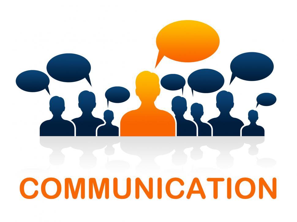 Free Image of Communication Team Represents Group Communicate And Conversation 