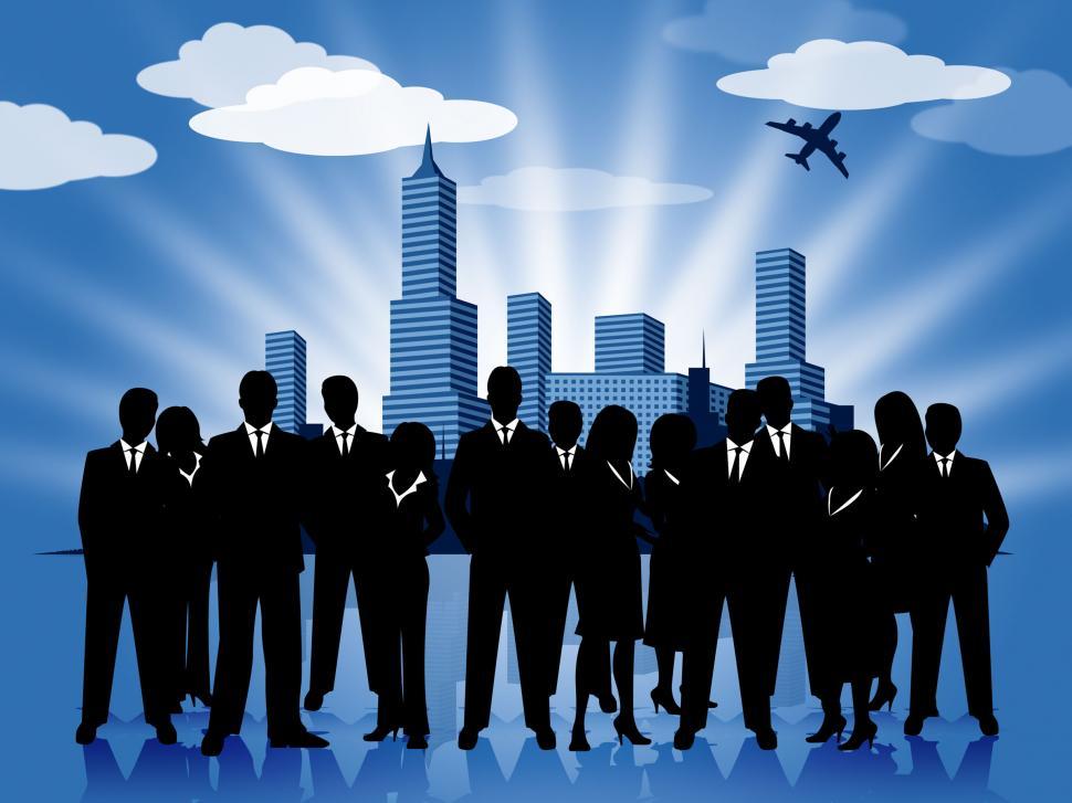 Free Image of Business People Represents Executive Group And Businesspeople 