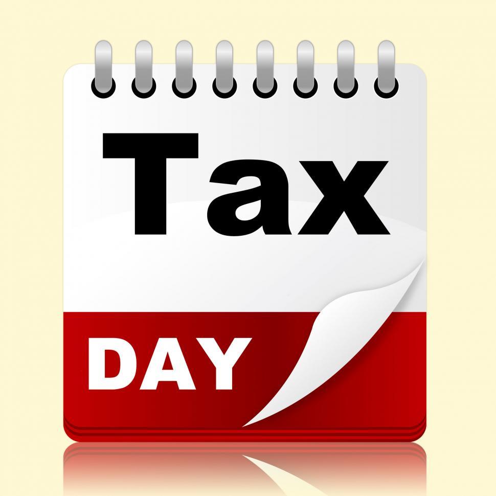 Free Image of Tax Day Indicates Irs Reminder And Planner 