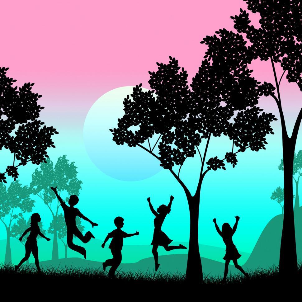 Free Image of Kids Tree Represents Free Time And Branch 